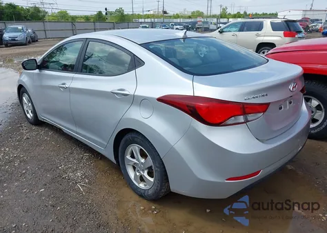 2014 Hyundai Elantra Se from USA, damaged, VIN KMHDH4AE8EU172798